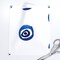 Evil Eye Luck Watercolor Turkey Greek White Blue Mod Circle Custom Printed Fabric by Spoonflower Various Fabrics by the Yard or Fat Quarter